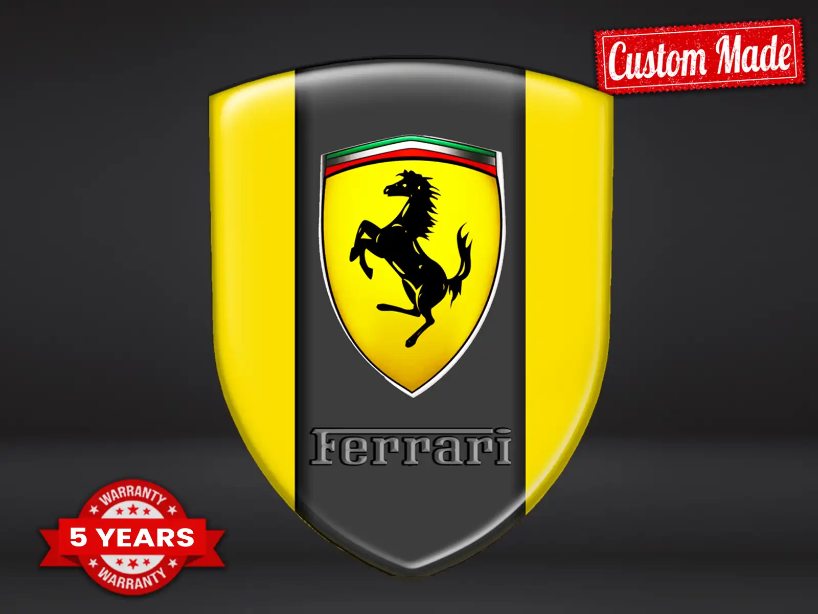 Ferrari Decalcomanie Auto Resistenti Di Pregio Professionali